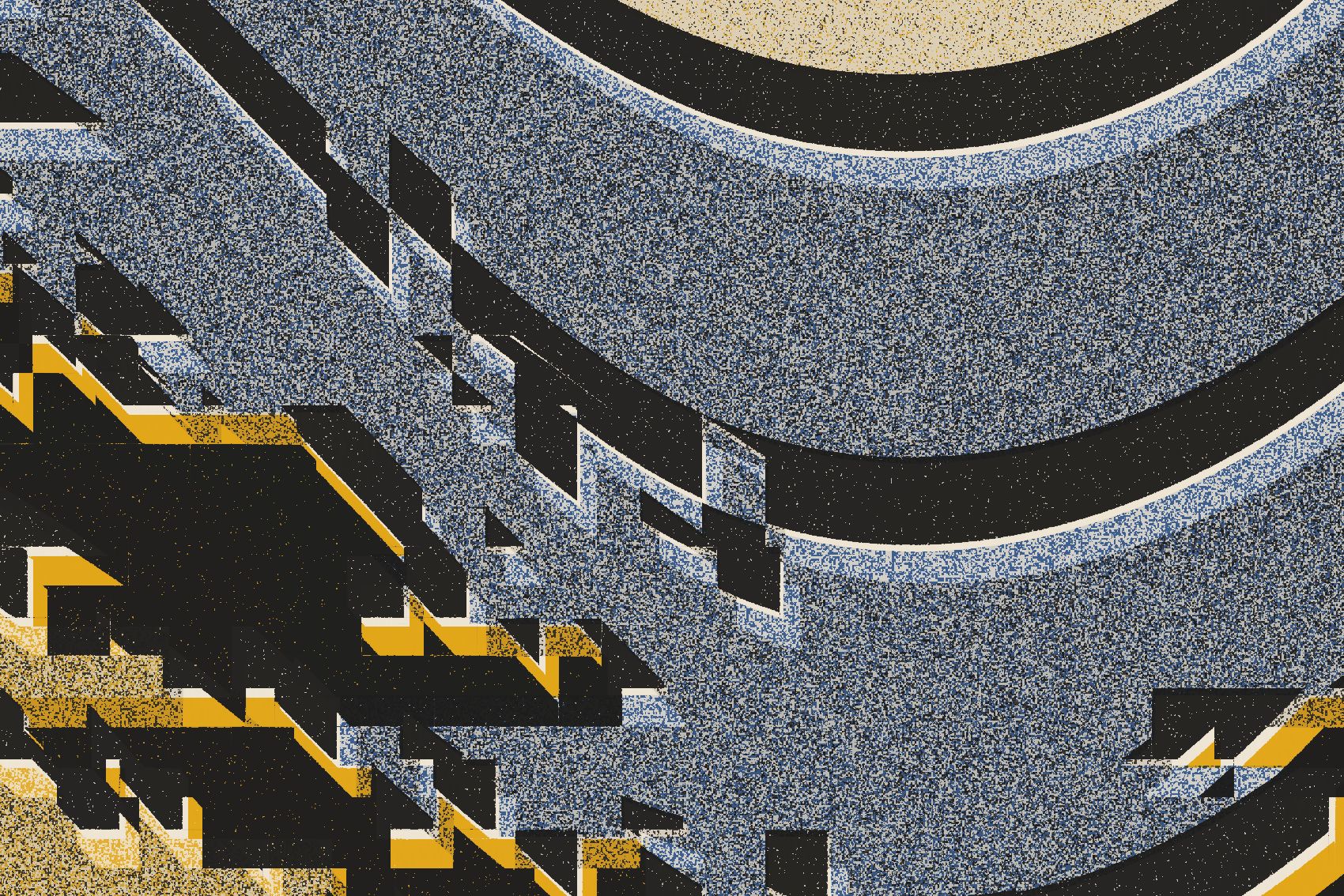 Close-up of Drapé at print resolution