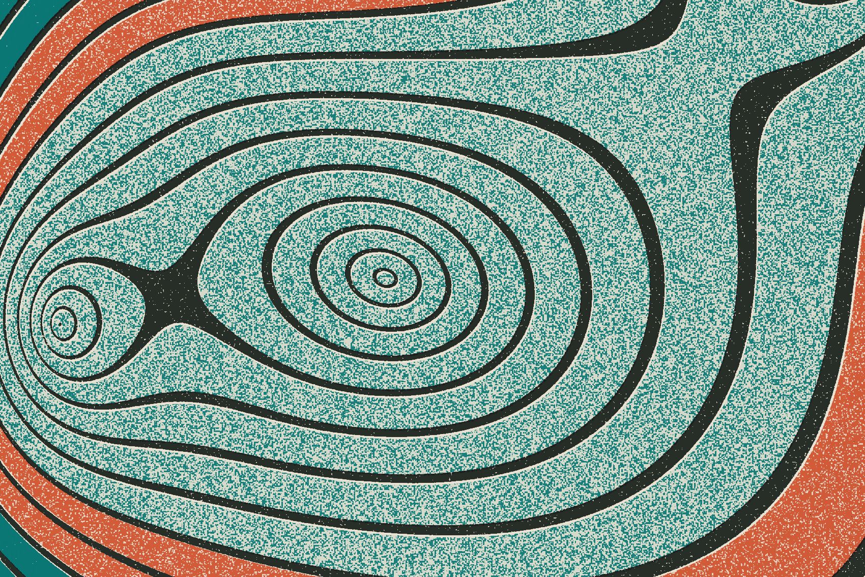 Close-up of Attraction at print resolution